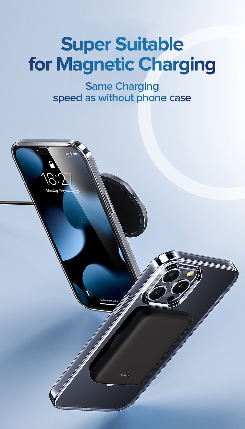 Joyroom Magnetic Case For iPhone 13 12 Pro Max Transparent Cover For iPhone 13 Pro Max Case Wireless Charger Magnet Back Cover Joyroom Magnetic Case For iPhone 13 12 Pro Max Transparent Cover For iPhone 13 Pro Max Case Wireless Charger Magnet Back Cover