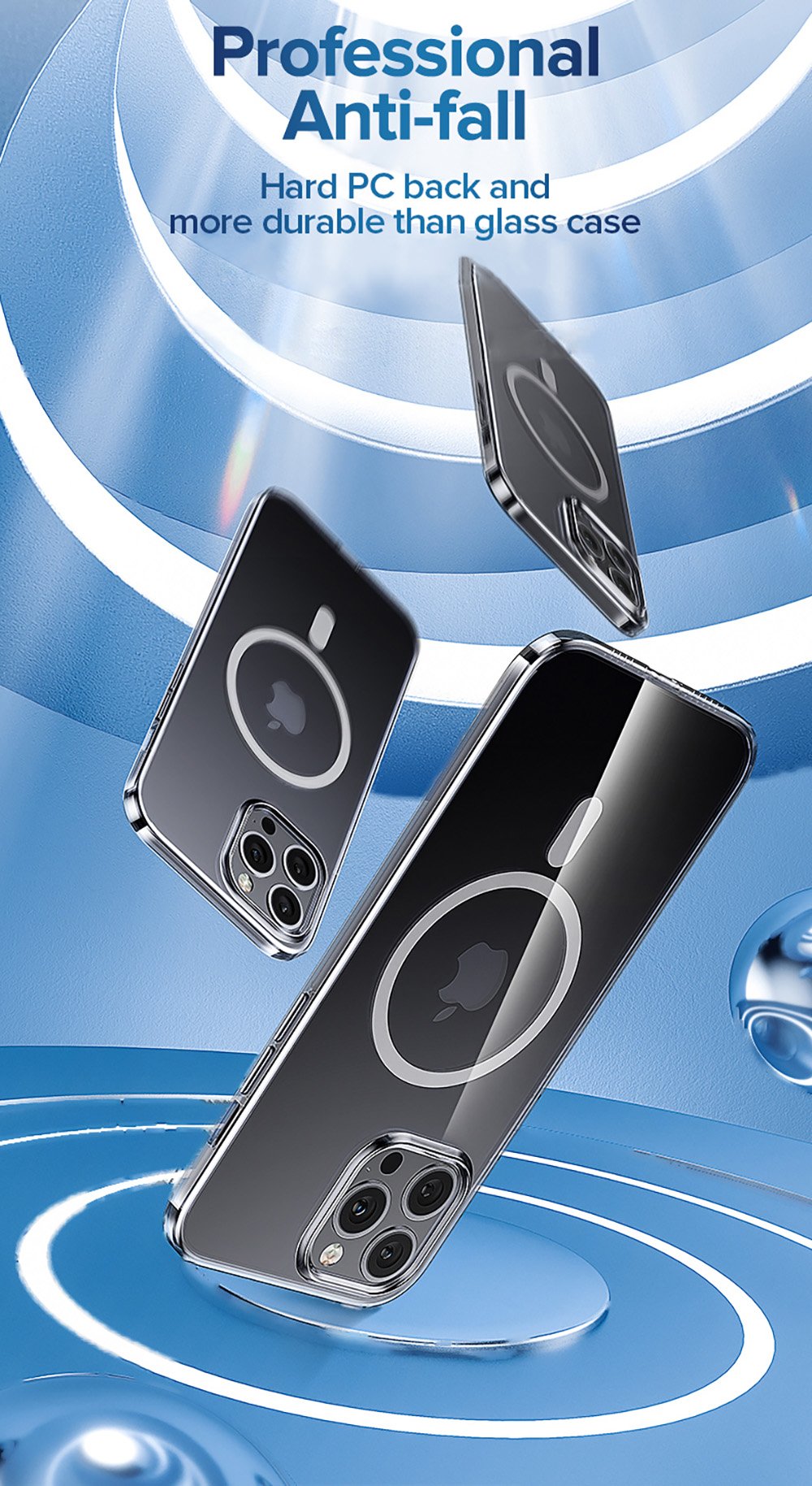 Joyroom Magnetic Case For iPhone 13 12 Pro Max Transparent Cover For iPhone 13 Pro Max Case Wireless Charger Magnet Back Cover Joyroom Magnetic Case For iPhone 13 12 Pro Max Transparent Cover For iPhone 13 Pro Max Case Wireless Charger Magnet Back Cover