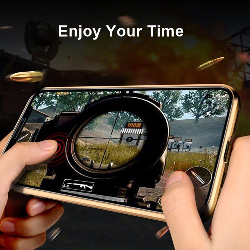 Tongdaytech Privacy Magnetic Case For Iphone XS 13 12 11 Pro MAX XR 6 7 8 Plus Magnet Metal Tempered Glass 360 Protective Cover