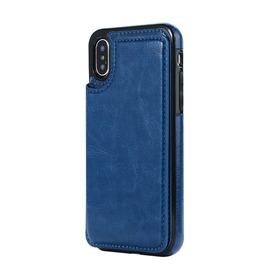 Retro PU Flip Leather Case For iPhone 13 12 11 Pro Max XS Multi Card Holder Phone Cases For iPhone X 6 6S 7 8 Plus SE2022 Cover