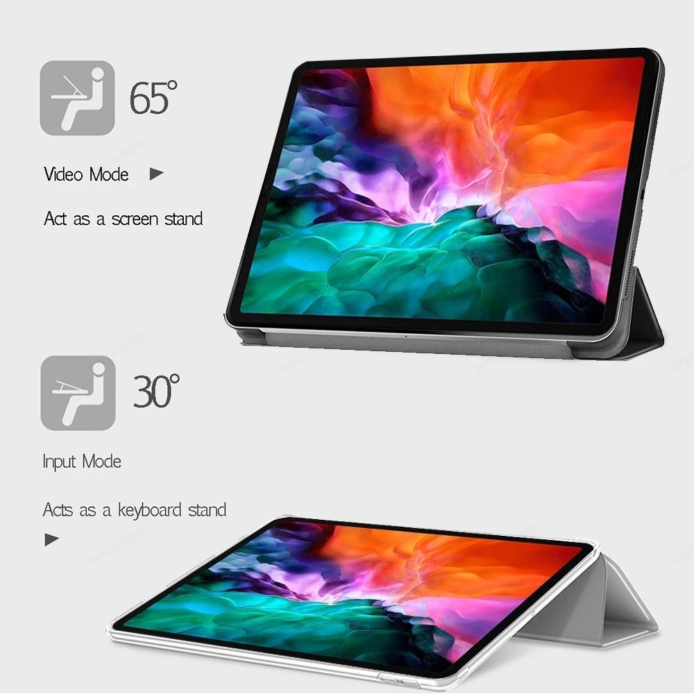For Samsung Galaxy Tab A7 10.4" 2020 Smart sleep wake Tablet case fundas Tri-fold Bracket protective Cover for SM-T500 SM-T505 For Samsung Galaxy Tab A7 10.4" 2020 Smart sleep wake Tablet case fundas Tri-fold Bracket protective Cover for SM-T500 SM-T505