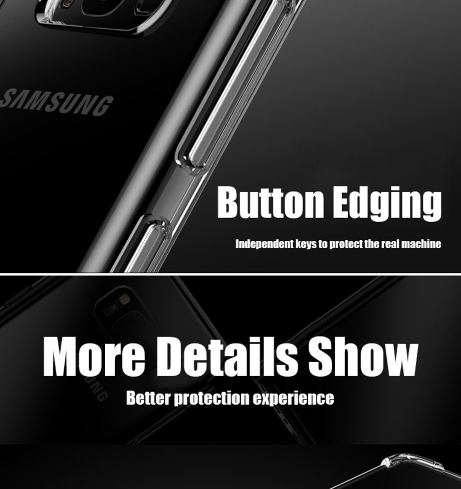 Shockproof Clear Soft Silicone Case For Samsung Galaxy S20 S21 S22 Ultra FE S8 S9 S10 Plus Note 9 10 20 A50 A51 A70 A71 A53 Case