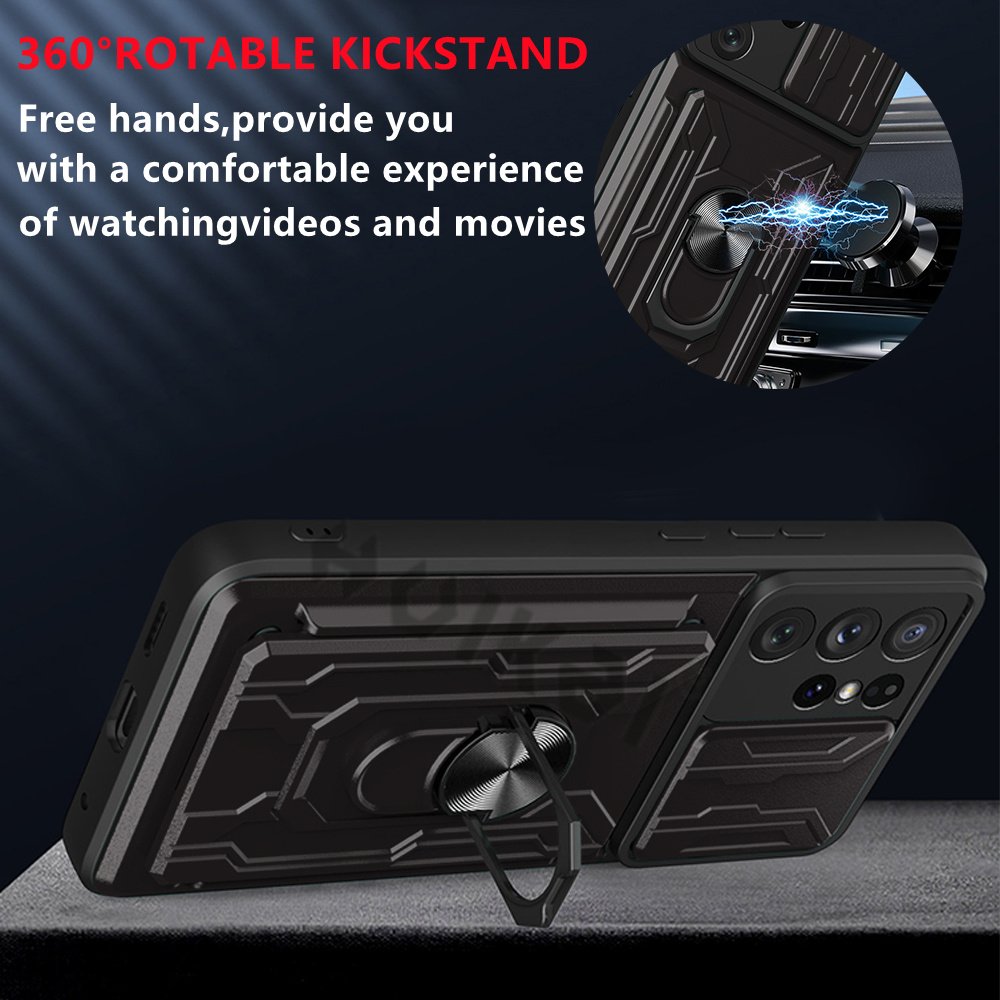 For Samsung S22 S21 Ultra Plus Case Slide Stand Kickstand Ring Camera Military Grade Card Slot Galaxy Note 20 A13 A32 A73 A52 72 For Samsung S22 S21 Ultra Plus Case Slide Stand Kickstand Ring Camera Military Grade Card Slot Galaxy Note 20 A13 A32 A73 A52 72