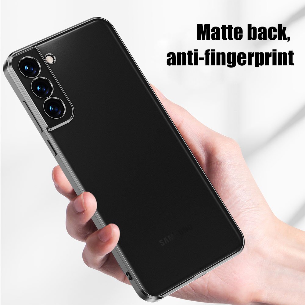 Luxury Plating Square Frame Silicone Transparent Case For Samsung Galaxy S21 FE S21 S22 Ultra S21 Plus Coque Clear Back Cover