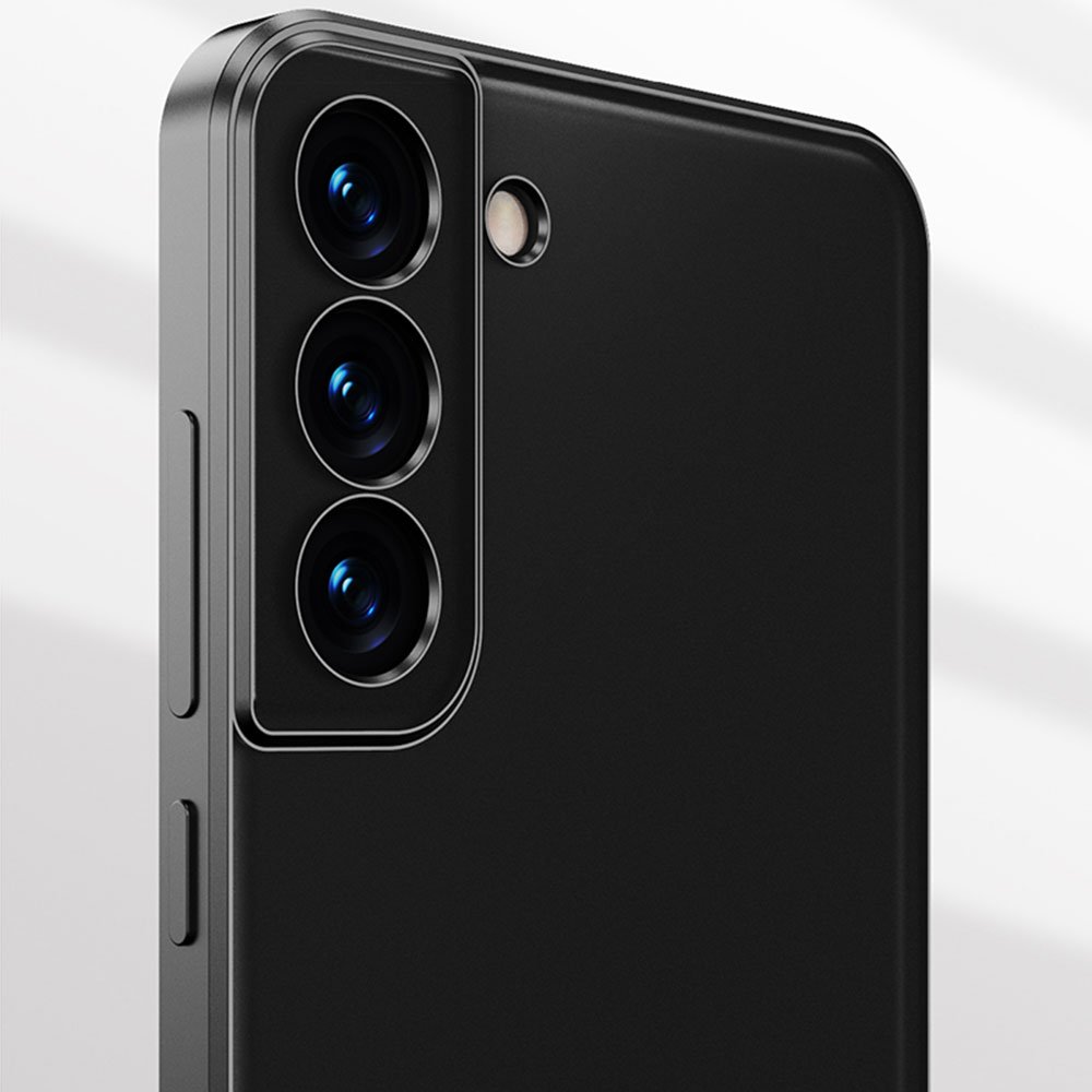 Luxury Plating Square Frame Silicone Transparent Case For Samsung Galaxy S21 FE S21 S22 Ultra S21 Plus Coque Clear Back Cover