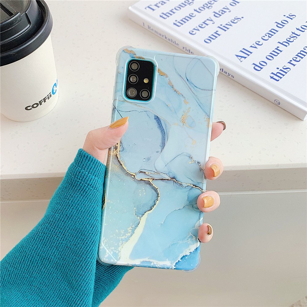 Luxury Marble Case For Samsung Galaxy S20 FE Note 20 Ultra A51 A71 S10 Note 10 Plus A50 A10 A20 S21 S22 Silicon Shockproof Cover