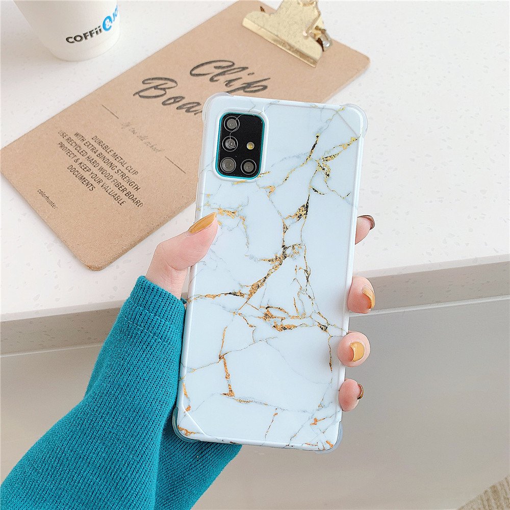 Luxury Marble Case For Samsung Galaxy S20 FE Note 20 Ultra A51 A71 S10 Note 10 Plus A50 A10 A20 S21 S22 Silicon Shockproof Cover
