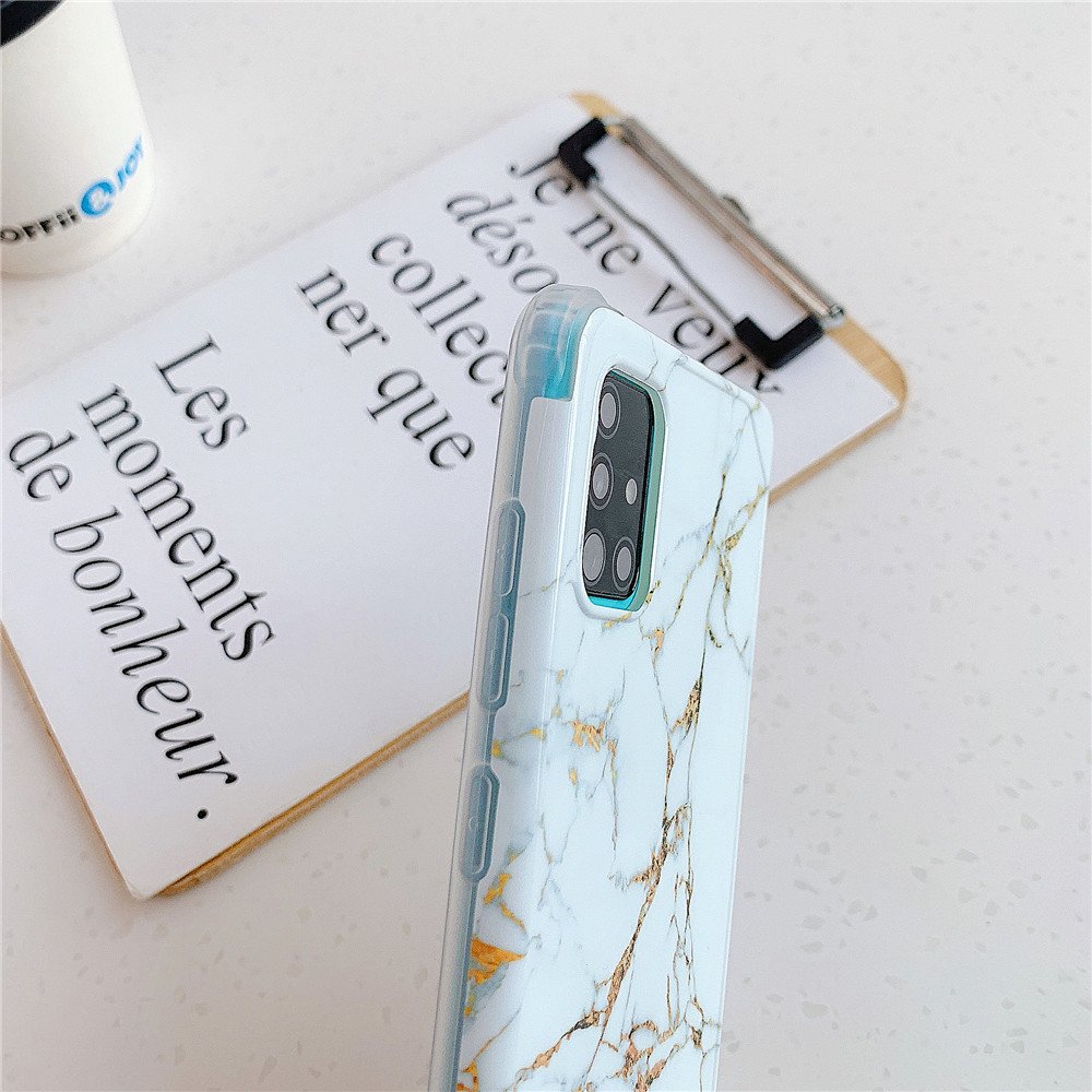 Luxury Marble Case For Samsung Galaxy S20 FE Note 20 Ultra A51 A71 S10 Note 10 Plus A50 A10 A20 S21 S22 Silicon Shockproof Cover