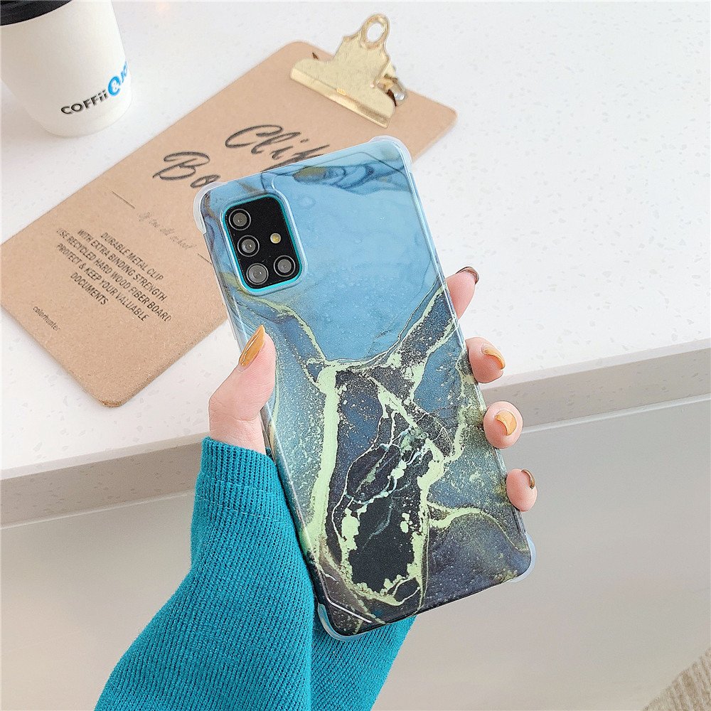 Luxury Marble Case For Samsung Galaxy S20 FE Note 20 Ultra A51 A71 S10 Note 10 Plus A50 A10 A20 S21 S22 Silicon Shockproof Cover