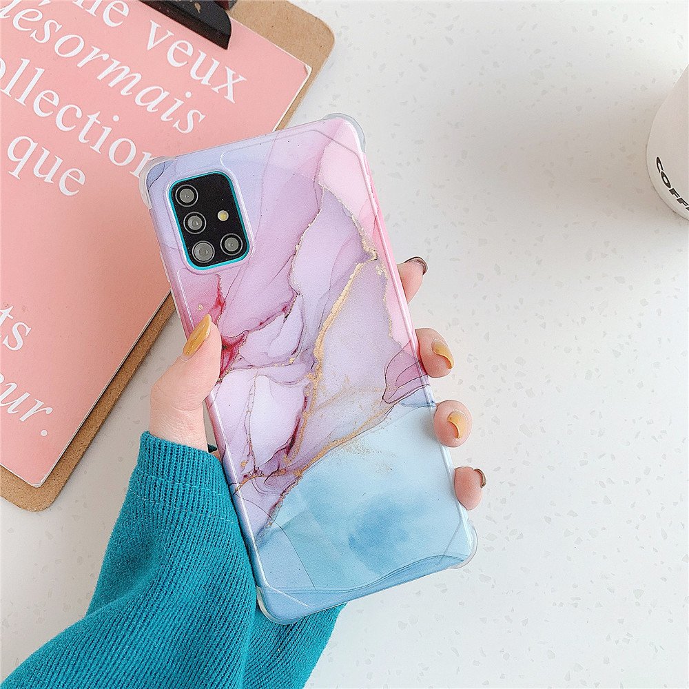 Luxury Marble Case For Samsung Galaxy S20 FE Note 20 Ultra A51 A71 S10 Note 10 Plus A50 A10 A20 S21 S22 Silicon Shockproof Cover