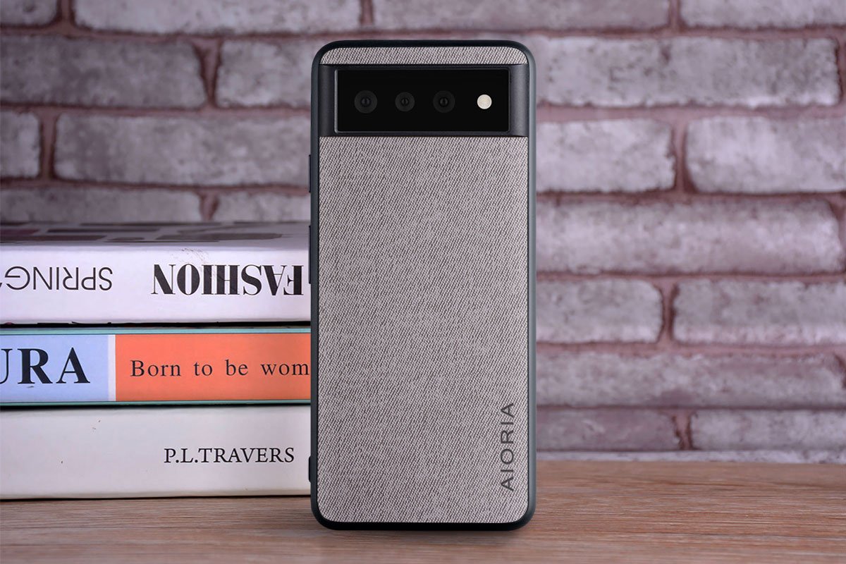 Case for Google Pixel 6 Pro coque Luxury textile Leather skin soft TPU hard phone cover for google pixel 6 case