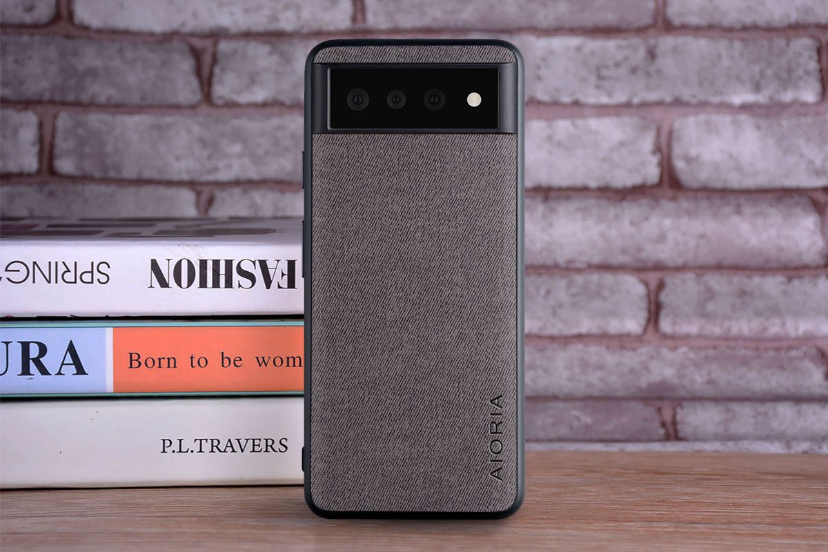 Case for Google Pixel 6 Pro coque Luxury textile Leather skin soft TPU hard phone cover for google pixel 6 case