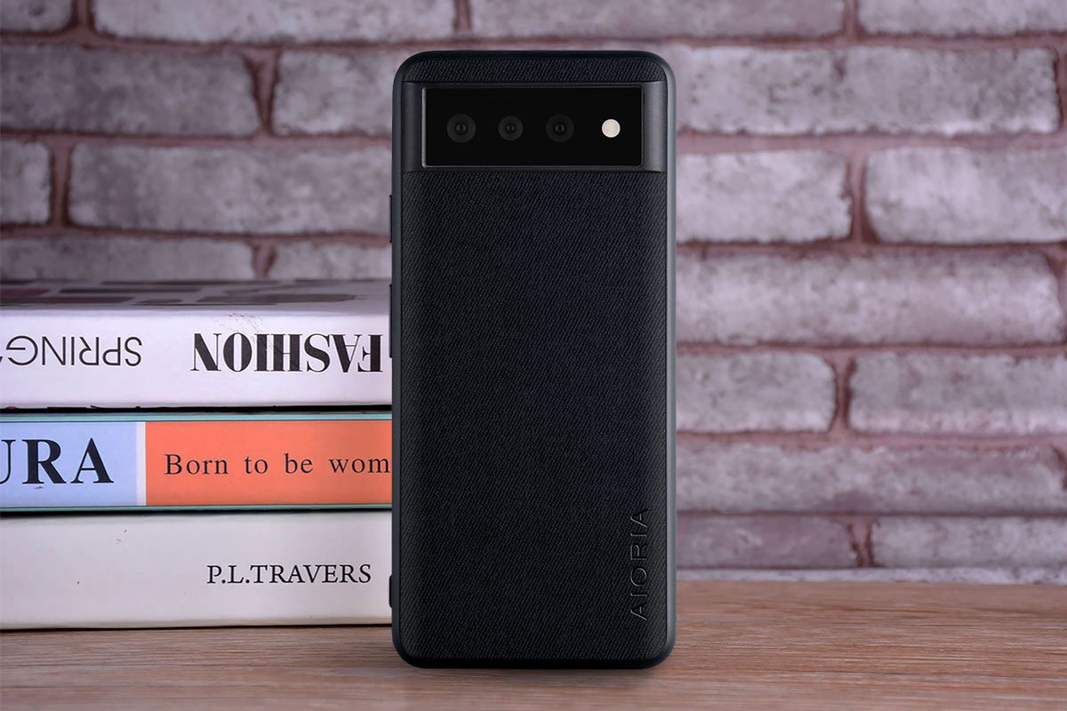 Case for Google Pixel 6 Pro coque Luxury textile Leather skin soft TPU hard phone cover for google pixel 6 case