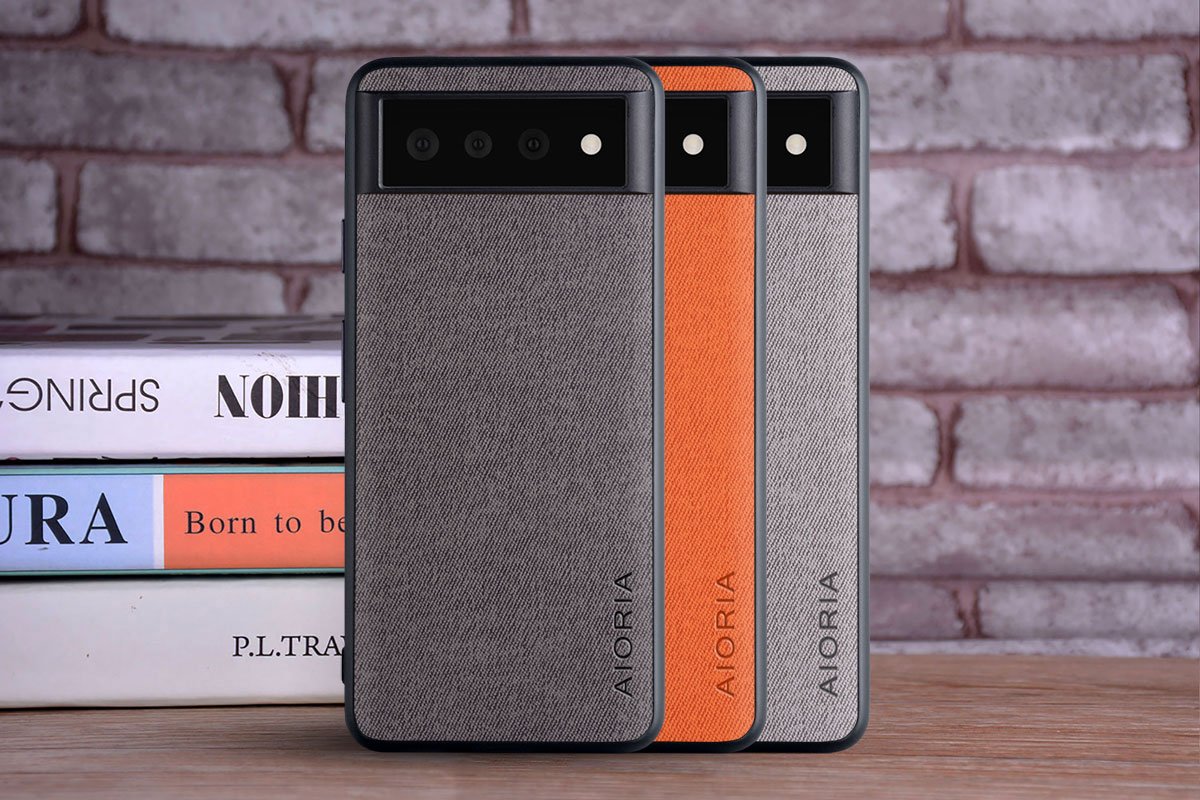 Case for Google Pixel 6 Pro coque Luxury textile Leather skin soft TPU hard phone cover for google pixel 6 case