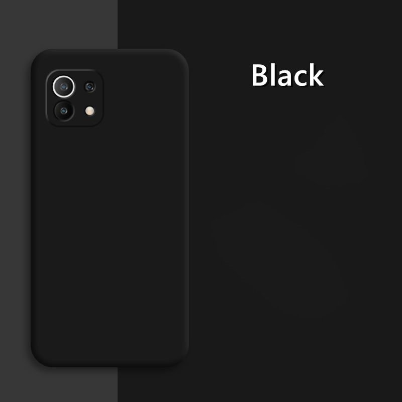 For Mi 11 Lite Cover Case for Xiaomi 12 Mi 11 Lite 11T 10T Poco F3 X4 GT Redmi Note 11 10 9 Pro Original Liquid Silicone Case