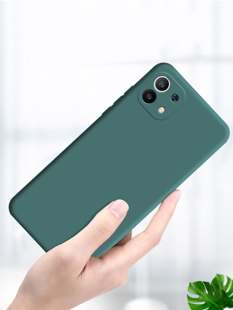 For Mi 11 Lite Cover Case for Xiaomi 12 Mi 11 Lite 11T 10T Poco F3 X4 GT Redmi Note 11 10 9 Pro Original Liquid Silicone Case