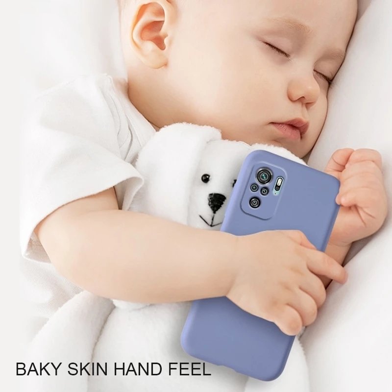 For Mi 11 Lite Cover Case for Xiaomi 12 Mi 11 Lite 11T 10T Poco F3 X4 GT Redmi Note 11 10 9 Pro Original Liquid Silicone Case