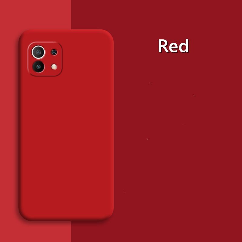 For Mi 11 Lite Cover Case for Xiaomi 12 Mi 11 Lite 11T 10T Poco F3 X4 GT Redmi Note 11 10 9 Pro Original Liquid Silicone Case
