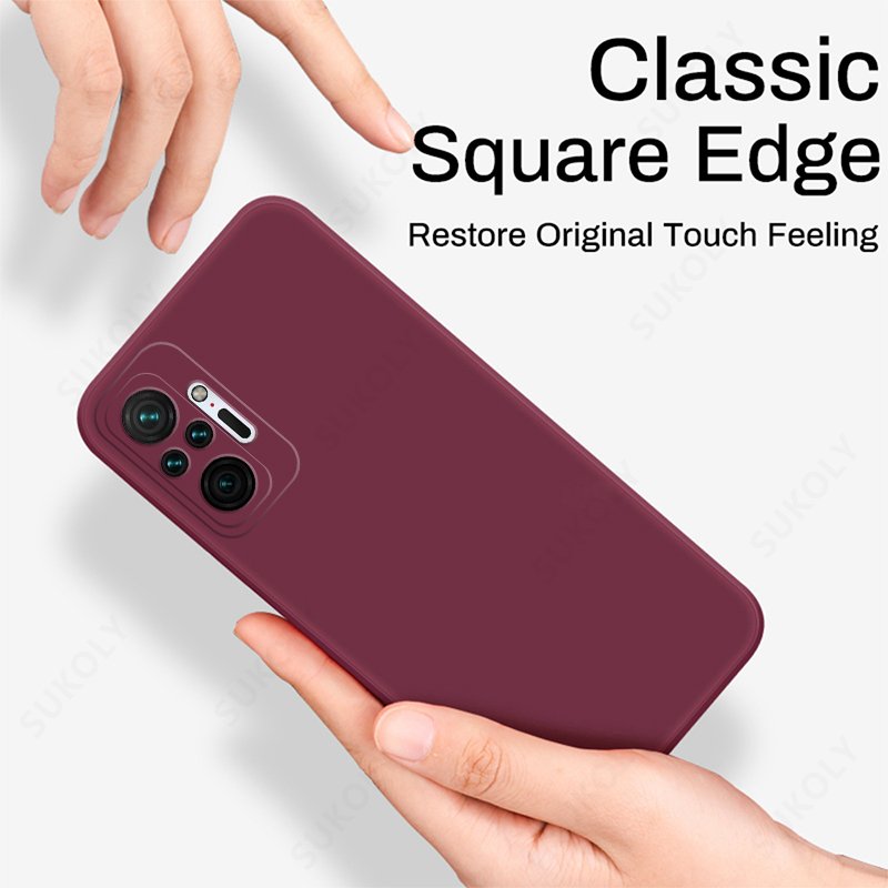 Luxury Square Phone Case For Xiaomi Redmi Note 10 11 9 Pro 10s 11E 8 7 Pro 9A Poco F3 X3 NFC GT M4 Mi 12 11 Lite 11T Pro Case