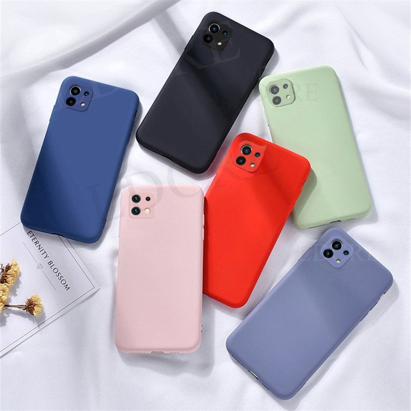For Xiaomi 11 Lite 5G NE Case Liquid Square Silicone Case For Xiaomi 11T 11 12X 12 Lite 5G NE Cover Redmi Note 11 Global Note11S