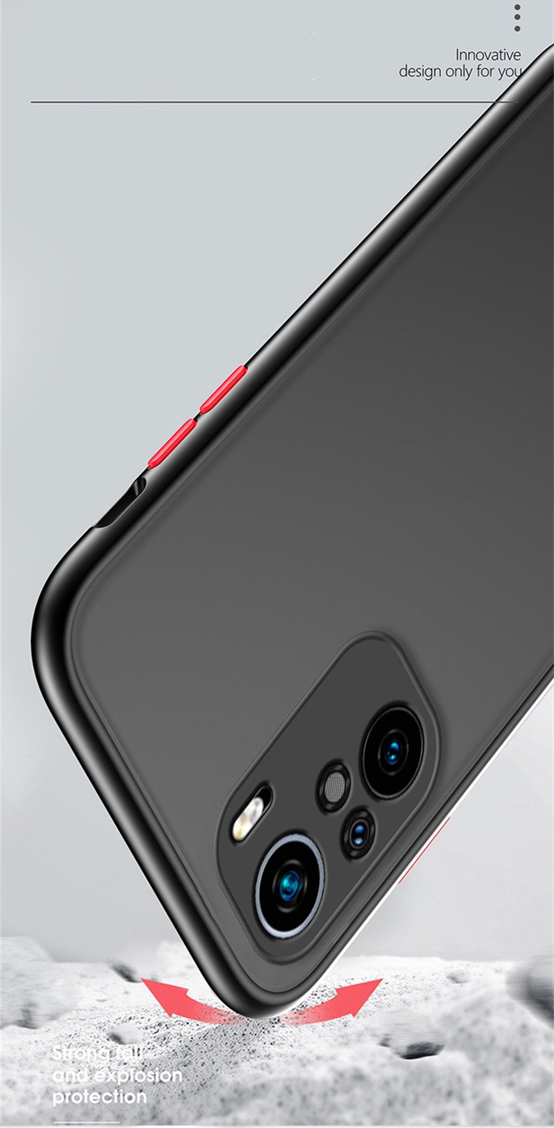 For Xiaomi Mi 11T Pro Case For Redmi Note 11 Pro Plus 11S 10 10S Mi 12 Pro 11T Pro 11 Lite Case Silicone Matte Translucent Cover