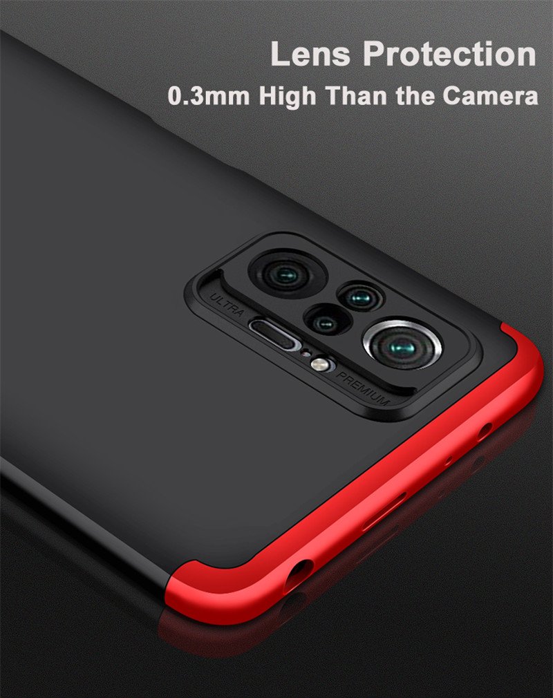 3 IN 1 Case For Xiaomi Redmi Note 10 Pro 360 Full Protection Shockprrof Cover For Redmi Note 10 Pro 10PRO 11 Mi 12 12X 11 Lite