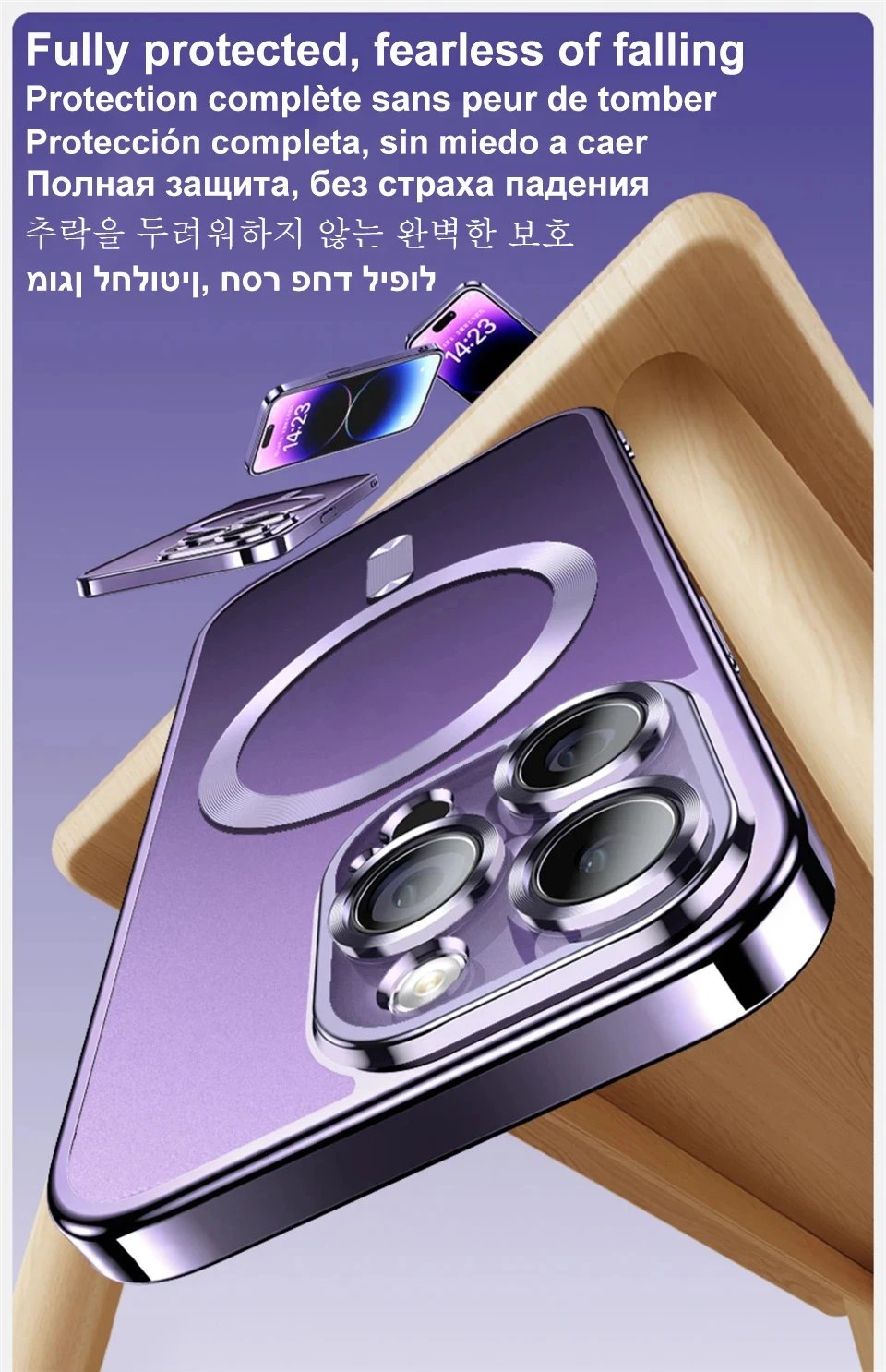 Original Wireless Magnet Plating Cover For Magsafe Case Samsung Galaxy S21 S23 Fe S22 Plus S24 Ultra 4K Glas Full Camera Protect