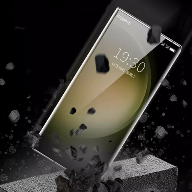 2PCS Full Glue Screen Protector for Samsung Galaxy S23 S24 S22 S21 S20 S10 Note 20 Ultra 10 Plus Ceramic Film Curved not glass