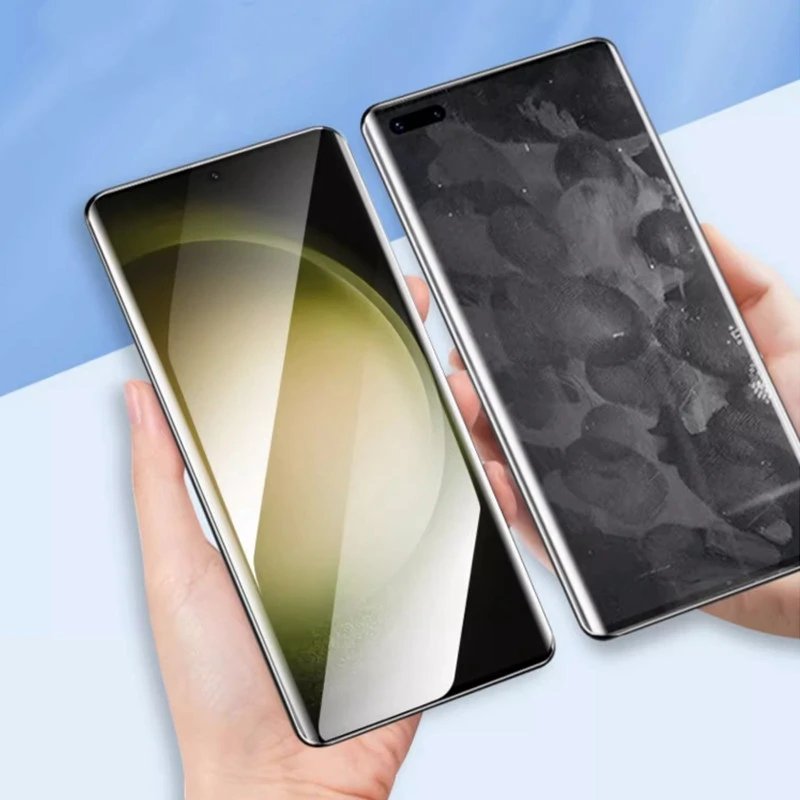 2PCS Full Glue Screen Protector for Samsung Galaxy S23 S24 S22 S21 S20 S10 Note 20 Ultra 10 Plus Ceramic Film Curved not glass