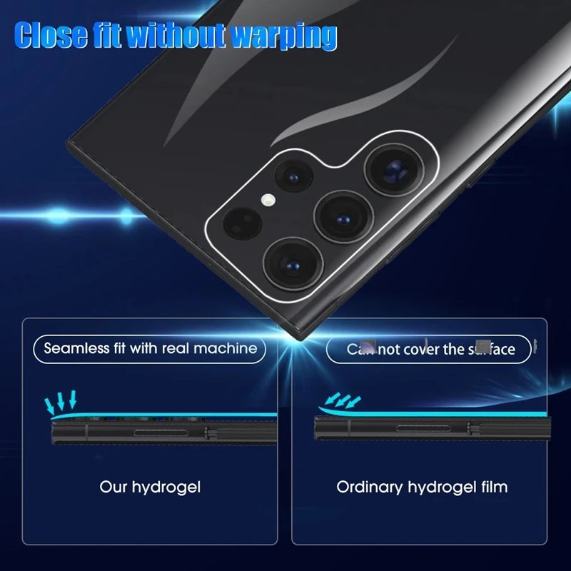 4PCS Hydrogel Film for Samsung S22 S21 S23 Ultra S24 S9 Plus S20 FE Screen Protector for Galaxy Note 20Ultra Back Film Not-Glass