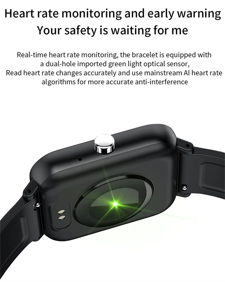 2023 New GT20 Bluetooth Call Men's Smart Watch Man 1.69 inch Full Touch Screen Fashion Watch Blood Pressure Sport Smartwatch Men