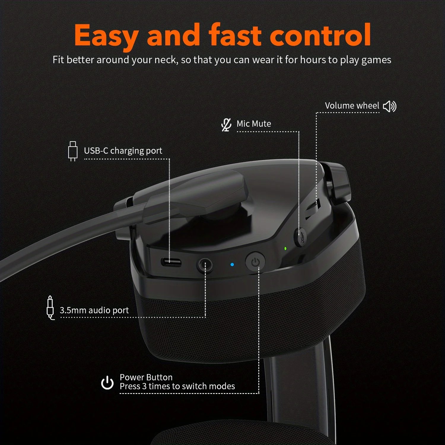 NUBWO G06 Gaming Headset for PS5, PS4, XBOX,PC, Mac, 2.4GHz Ultra-Low Latency Noise Cancelling Bluetooth Headphones With Mic NUBWO G06 Gaming Headset for PS5, PS4, XBOX,PC, Mac, 2.4GHz Ultra-Low Latency Noise Cancelling Bluetooth Headphones With Mic