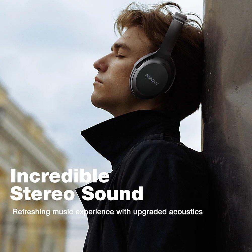 Mpow H12 IPO Active Noise Cancelling Headphones 40h Playtime CVC 8.0 Mic Bluetooth 5.0 Wireless Headset For iPhone Huawei Xiaomi Mpow H12 IPO Active Noise Cancelling Headphones 40h Playtime CVC 8.0 Mic Bluetooth 5.0 Wireless Headset For iPhone Huawei Xiaomi