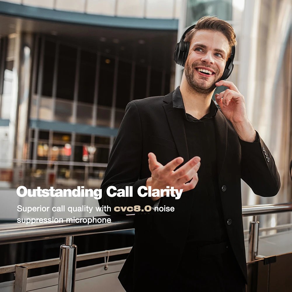 Mpow H12 IPO Active Noise Cancelling Headphones 40h Playtime CVC 8.0 Mic Bluetooth 5.0 Wireless Headset For iPhone Huawei Xiaomi Mpow H12 IPO Active Noise Cancelling Headphones 40h Playtime CVC 8.0 Mic Bluetooth 5.0 Wireless Headset For iPhone Huawei Xiaomi