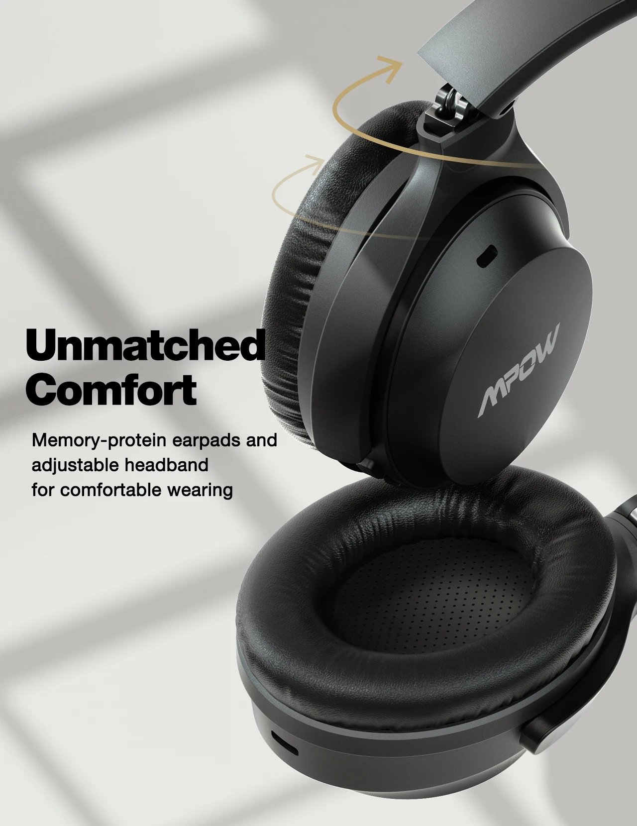 Mpow H12 IPO Active Noise Cancelling Headphones 40h Playtime CVC 8.0 Mic Bluetooth 5.0 Wireless Headset For iPhone Huawei Xiaomi Mpow H12 IPO Active Noise Cancelling Headphones 40h Playtime CVC 8.0 Mic Bluetooth 5.0 Wireless Headset For iPhone Huawei Xiaomi