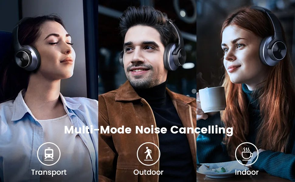 Oneodio A10 Hybrid Active Noise Cancelling Headphones Bluetooth With Hi-Res Audio Over Ear Wireless Headset ANC With Microphone Oneodio A10 Hybrid Active Noise Cancelling Headphones Bluetooth With Hi-Res Audio Over Ear Wireless Headset ANC With Microphone