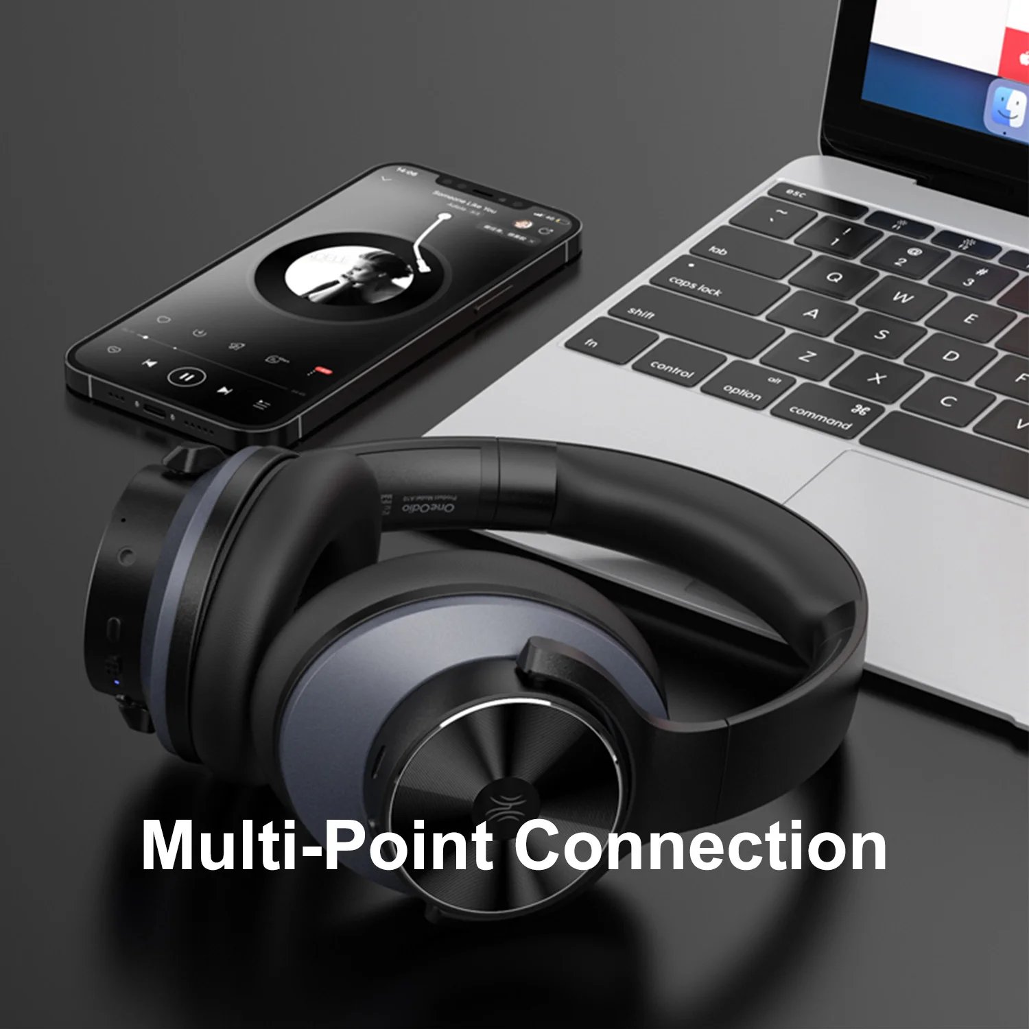 Oneodio A10 Hybrid Active Noise Cancelling Headphones Bluetooth With Hi-Res Audio Over Ear Wireless Headset ANC With Microphone Oneodio A10 Hybrid Active Noise Cancelling Headphones Bluetooth With Hi-Res Audio Over Ear Wireless Headset ANC With Microphone