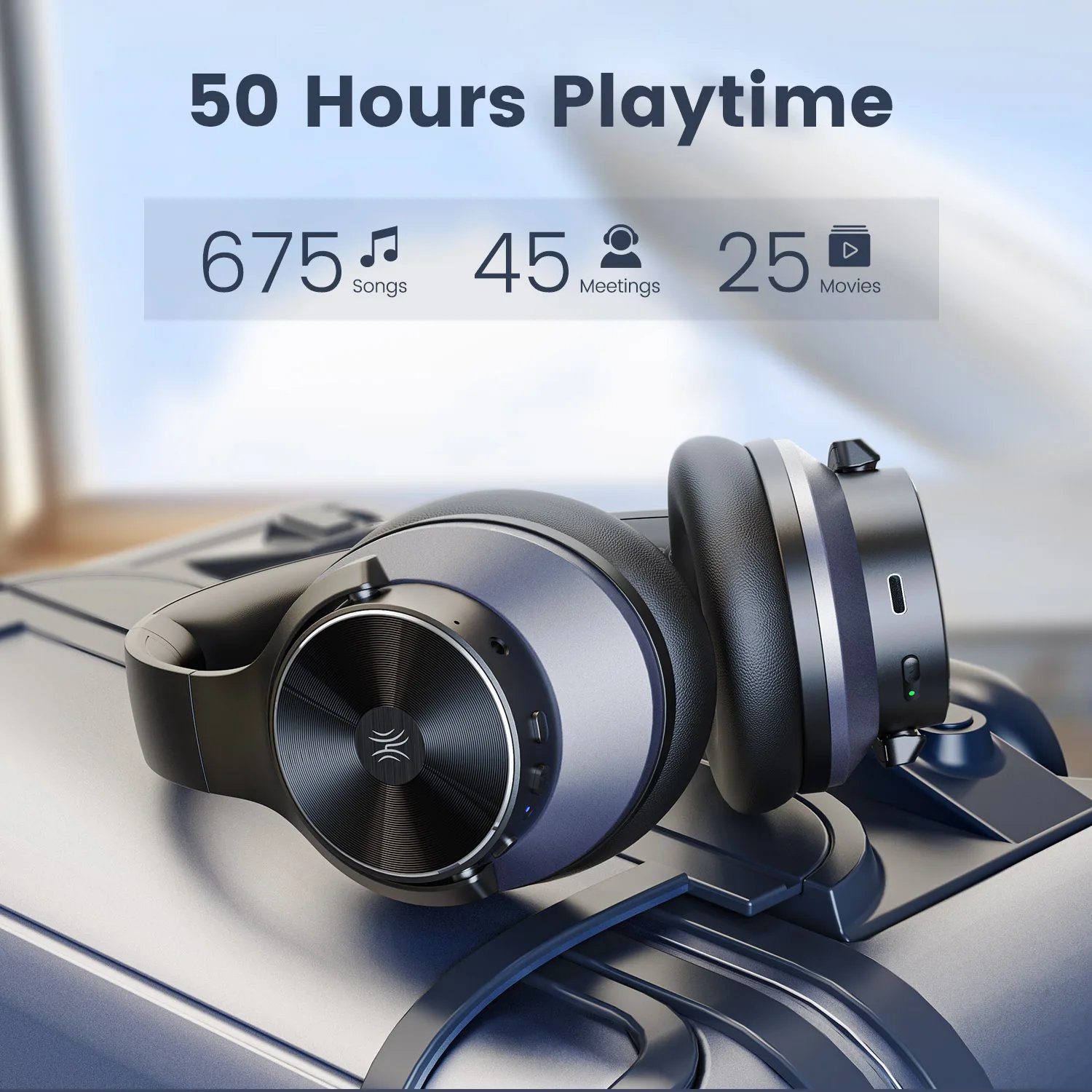 Oneodio A10 Hybrid Active Noise Cancelling Headphones Bluetooth With Hi-Res Audio Over Ear Wireless Headset ANC With Microphone Oneodio A10 Hybrid Active Noise Cancelling Headphones Bluetooth With Hi-Res Audio Over Ear Wireless Headset ANC With Microphone