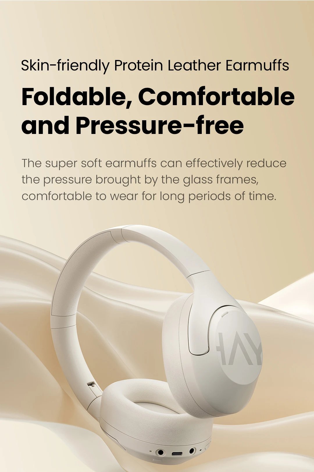 HAYLOU S30 Wireless Bluetooth 5.4 Headphones 43dB Adaptive Noise Cancelling Headsets 40mm Driver 80H Playtime Earphones HAYLOU S30 Wireless Bluetooth 5.4 Headphones 43dB Adaptive Noise Cancelling Headsets 40mm Driver 80H Playtime Earphones
