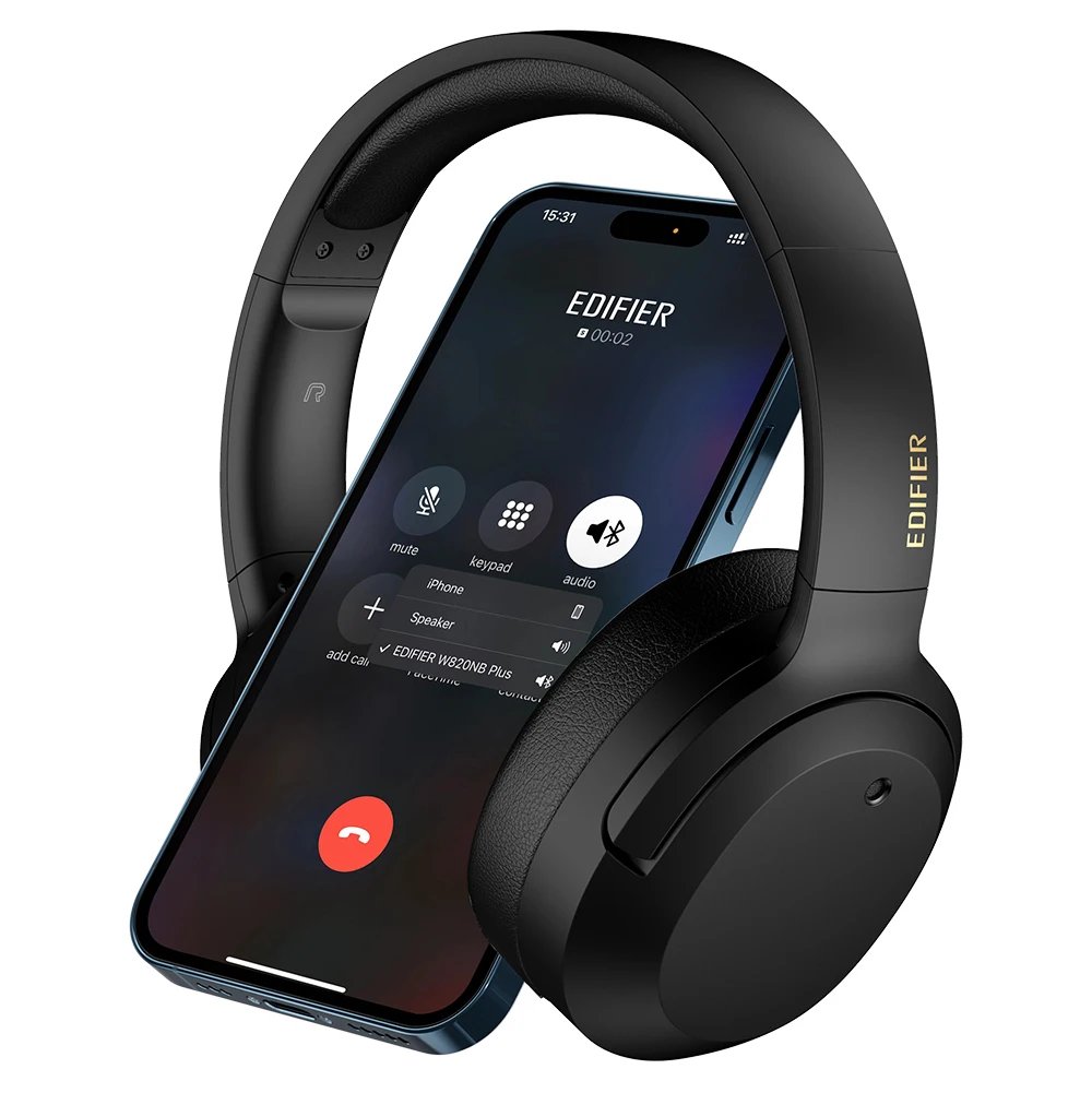 Edifier W820NB+ Plus Active Noise Cancelling Wireless Bluetooth Headphones Hi-Res LDAC Headset 49H Playtime APP Equalizer Edifier W820NB+ Plus Active Noise Cancelling Wireless Bluetooth Headphones Hi-Res LDAC Headset 49H Playtime APP Equalizer