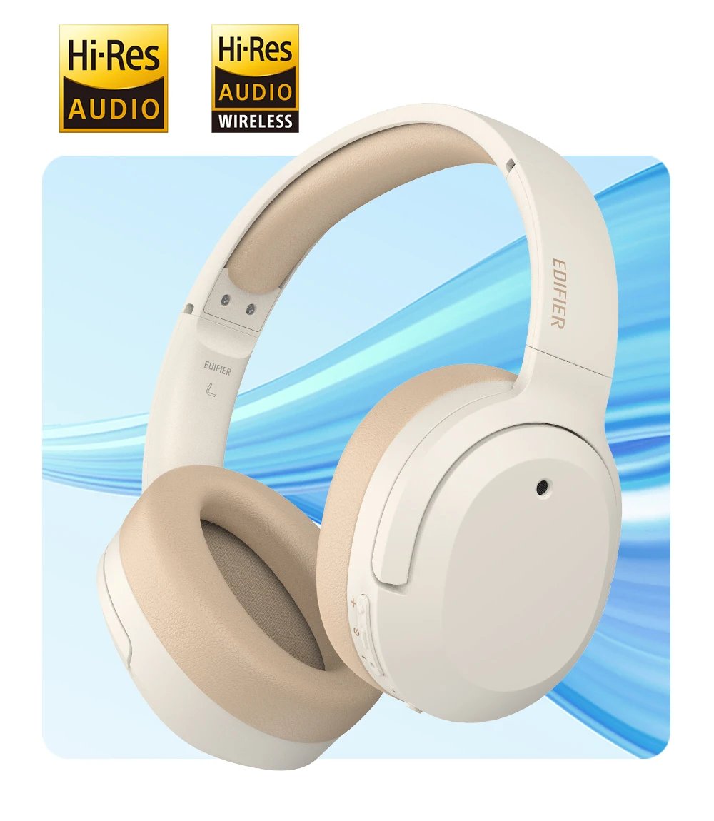 Edifier W820NB+ Plus Active Noise Cancelling Wireless Bluetooth Headphones Hi-Res LDAC Headset 49H Playtime APP Equalizer Edifier W820NB+ Plus Active Noise Cancelling Wireless Bluetooth Headphones Hi-Res LDAC Headset 49H Playtime APP Equalizer