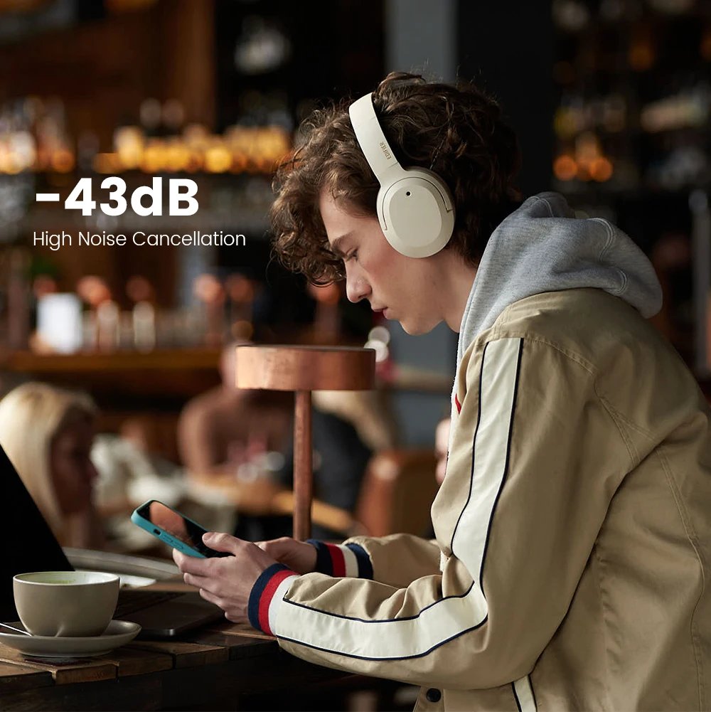 Edifier W820NB+ Plus Active Noise Cancelling Wireless Bluetooth Headphones Hi-Res LDAC Headset 49H Playtime APP Equalizer Edifier W820NB+ Plus Active Noise Cancelling Wireless Bluetooth Headphones Hi-Res LDAC Headset 49H Playtime APP Equalizer