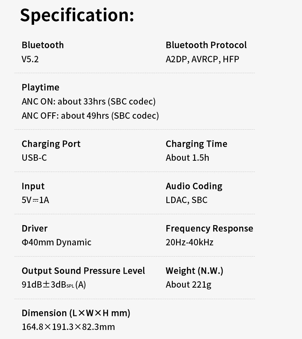 Edifier W820NB+ Plus Active Noise Cancelling Wireless Bluetooth Headphones Hi-Res LDAC Headset 49H Playtime APP Equalizer Edifier W820NB+ Plus Active Noise Cancelling Wireless Bluetooth Headphones Hi-Res LDAC Headset 49H Playtime APP Equalizer