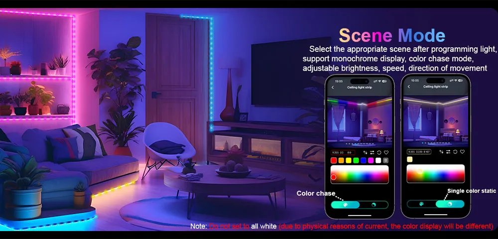 Smart Fairy RGB String Light USB 10M/33FT Waterproof String Light with App Control, Sync to Voice & Music Christmas Tree Decor Smart Fairy RGB String Light USB 10M/33FT Waterproof String Light with App Control, Sync to Voice & Music Christmas Tree Decor