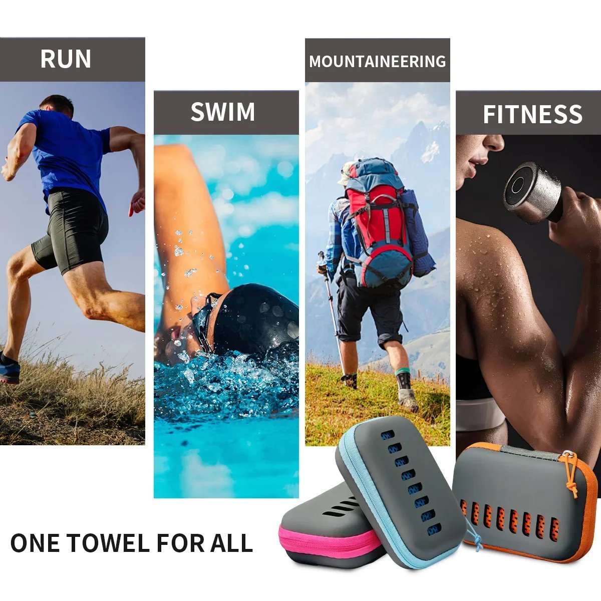Camping Cooling Towels with EVA Case Compact & Portable Travel Ice Towel Quick Dry Towels for Sports Gym Hiking and Yoga1-50 PCS Camping Cooling Towels with EVA Case Compact & Portable Travel Ice Towel Quick Dry Towels for Sports Gym Hiking and Yoga1-50 PCS